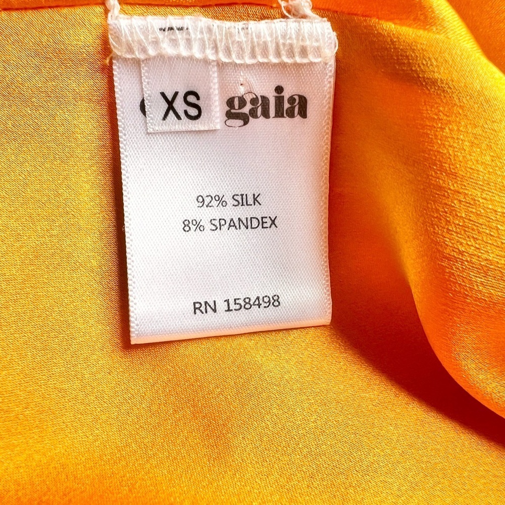 Cult Gaia Jasmin Cut Out Maxi Dress Silk Gown Size XS - Picture 8 of 10